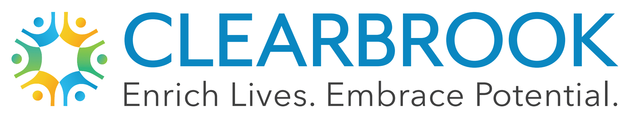 Clearbrook logo, Illinois nonprofit supporting people with intellectual and developmental disabilities and community sponsor of Transformative Growth Counseling